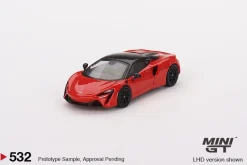 Mini GT 1/64 Mclaren Artura Vermillion Red 2023 (RHD)
