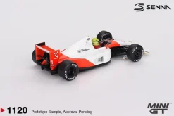 Mini GT 1/64 McLaren MP4/6 #1 Ayrton Senna 1991 Japanese Grand Prix 2nd Place
