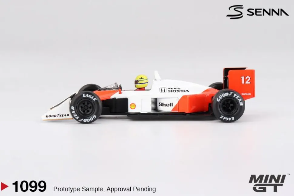 Mini GT 1/64 McLaren MP4/4 #12 Ayrton Senna 1988 Japanese Grand Prix Winner