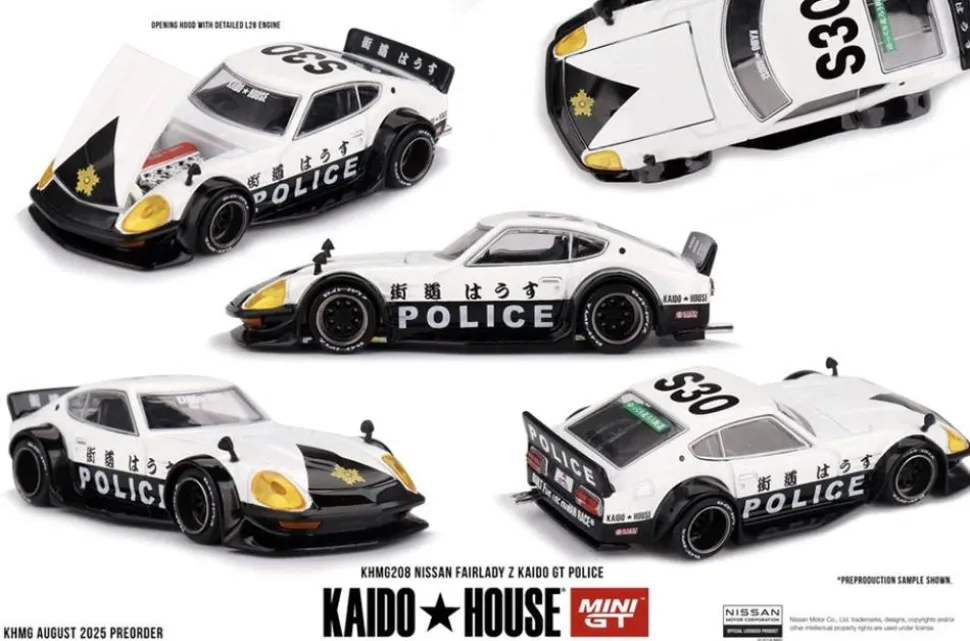 Mini GT 1/64 Nissan Fairlady Z Kaido GT Police