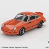 Mini GT 1/64 Porsche 911 Carrera RS 2.7 Tangerine With Black Livery (RHD)