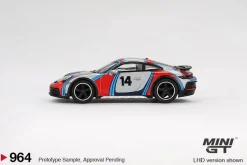 Mini GT 1/64 Porsche 911 Dakar Ice Grey Metallic "Rally 1978"
