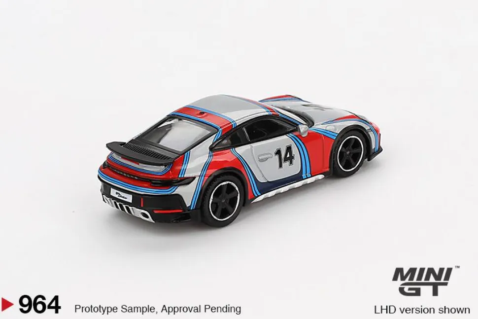 Mini GT 1/64 Porsche 911 Dakar Ice Grey Metallic "Rally 1978"