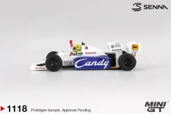 Mini GT 1/64 Toleman TG184 #19 Ayrton Senna 1984 Monaco Grand Prix 2nd Place