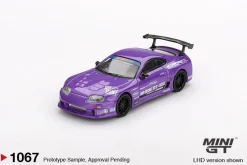 Mini GT 1/64 Toyota Supra (A80) Top Secret GT-300 Top Secret Purple