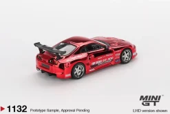 Mini GT 1/64 Toyota Supra (A80) Top Secret GT-300 Top Secret Red Chrome