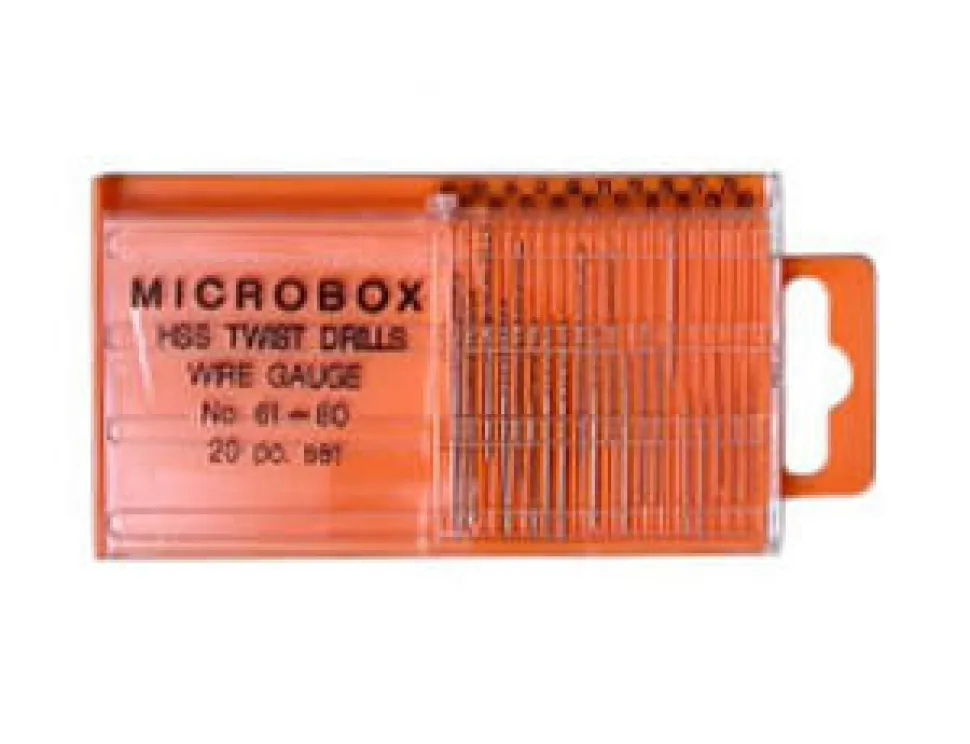Modelcraft 20 Piece Wire Gauge Drill Set