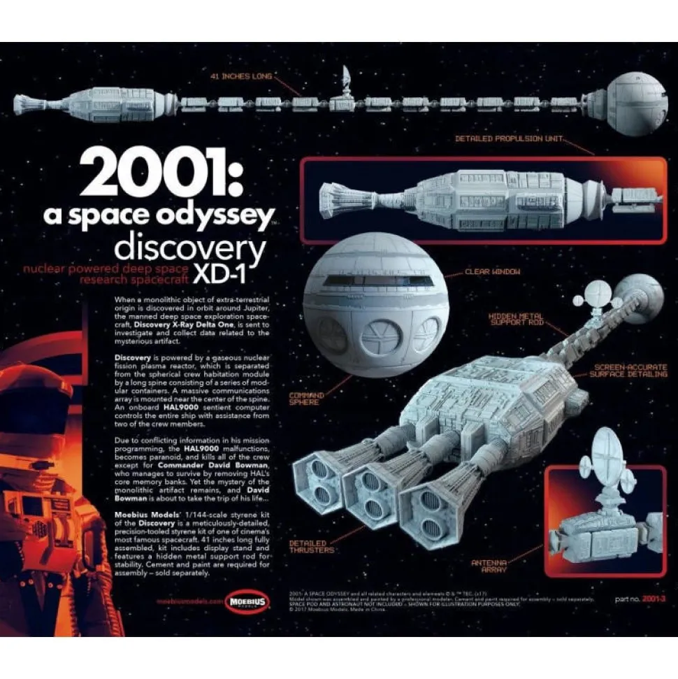 Moebius Models 1/144 Discovery XD-1 Model Kit