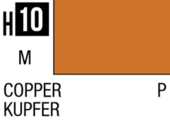 Mr Hobby Aqueous Hobby Colour 10ml 010 Copper Metallic Acrylic Paint