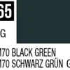 Mr Hobby Aqueous Hobby Colour 10ml 065 RLM70 Black Green Semi Gloss Acrylic Paint