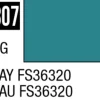Mr Hobby Aqueous Hobby Colour 10ml 307 Gray FS36320 Semi Gloss Acrylic Paint