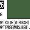 Mr Hobby Mr Colour 10ml 126 Cockpit Color Mitsubishi Semi Gloss Acrylic Paint