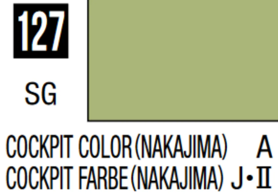 Mr Hobby Mr Colour 10ml 127 Cockpit Color Nakajima Semi Gloss Acrylic Paint