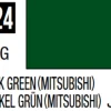 Mr Hobby Mr Colour 10ml 124 Dark Green Mitsubishi Semi Gloss Acrylic Paint