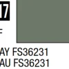 Mr Hobby Mr Colour 10ml 317 Gray FS36231 Matt Acrylic Paint