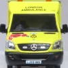 Oxford Diecast 1/76 Mercedes Ambulance London Ambulance Service (Remembrance Day)