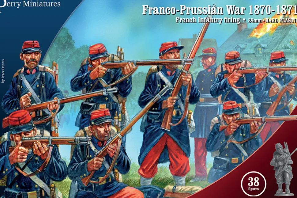 Perry Miniatures 28mm Franco-Prussian War French Infantry Firing Line 1870-1871