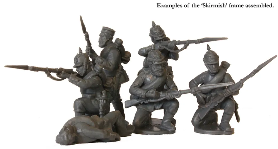 Perry Miniatures 28mm Franco-Prussian War Prussian Infantry Skirmishing 1870-1871