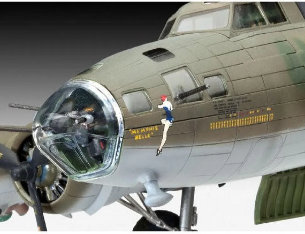Revell 1/72 Boeing B-17F Flying Fortress Memphis Belle Model