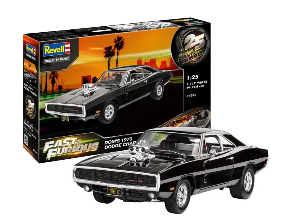 Revell 1/25 Dodge Charger 1970 (Fast and Furious - Dominic Toretto)