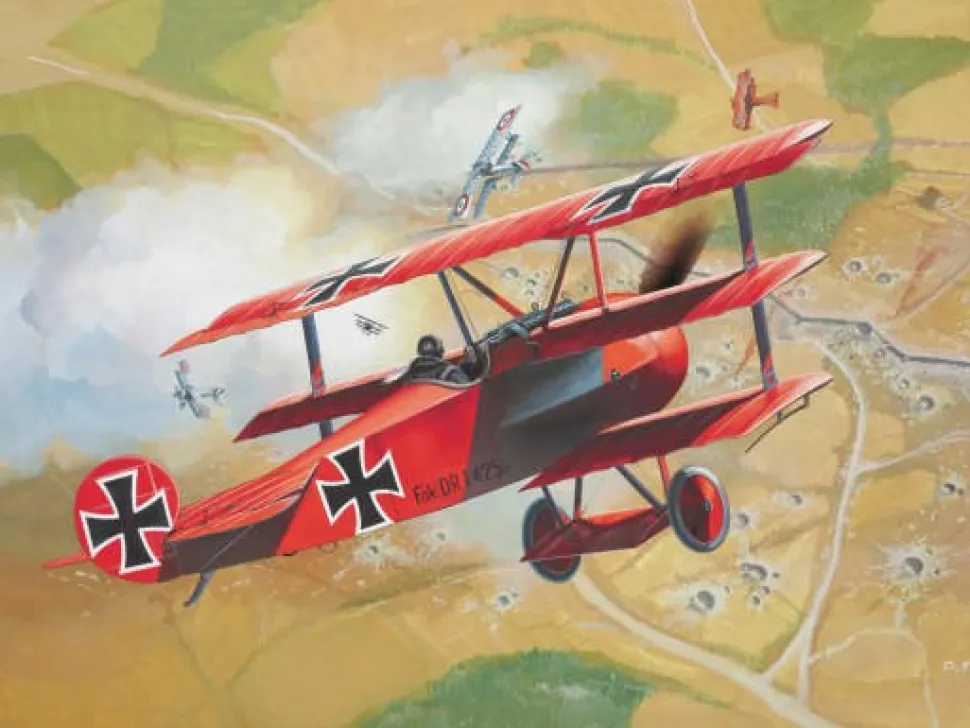 Revell 1/72 Fokker Dr.1 Triplane Starter Set