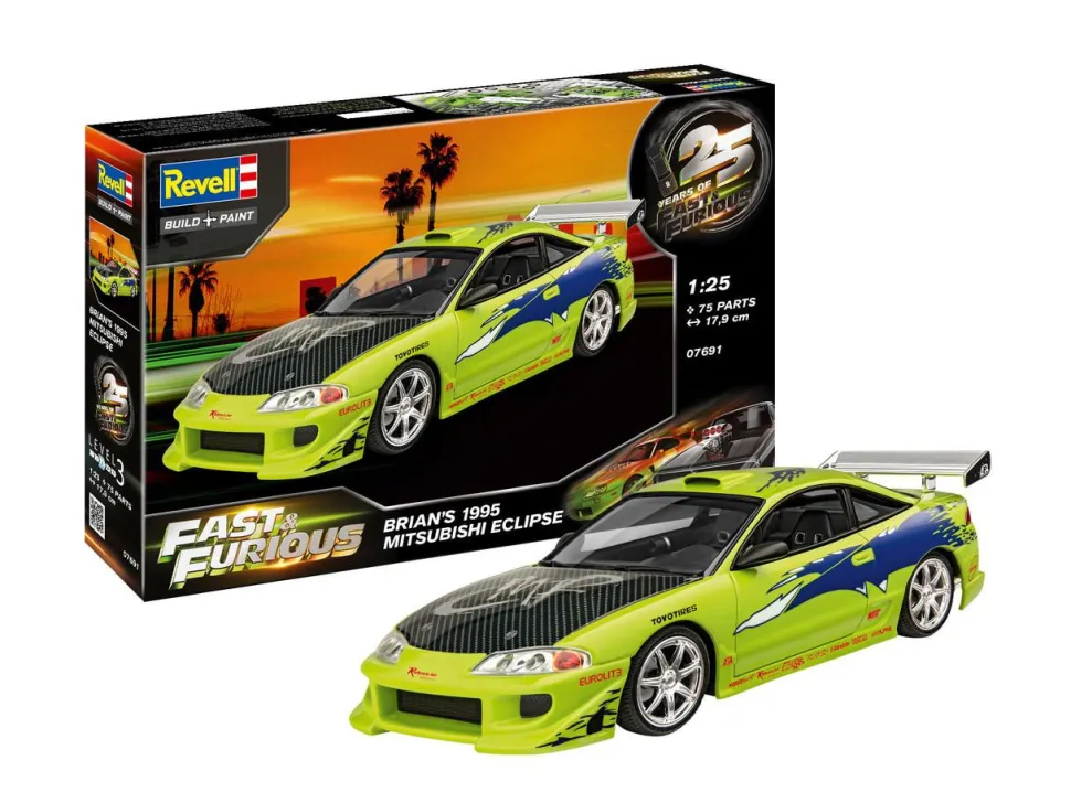 Revell 1/25 Mitsubishi Eclipse 1995 (Fast and Furious - Brian O'Connor)