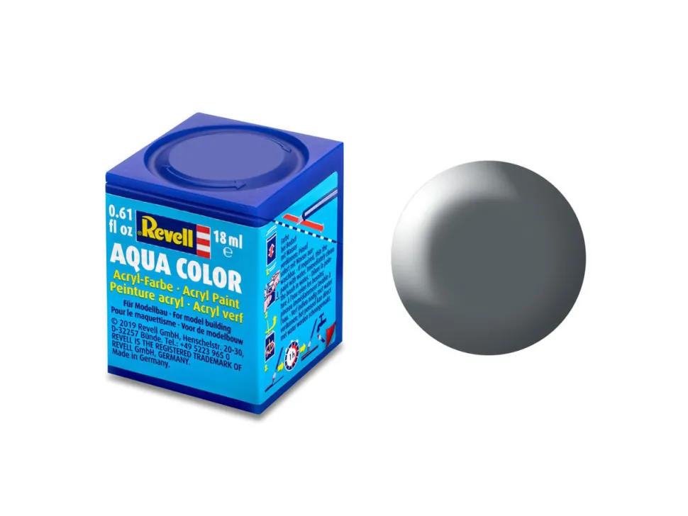 Revell 18ml 378 Dark Grey Silk Acrylic Paint