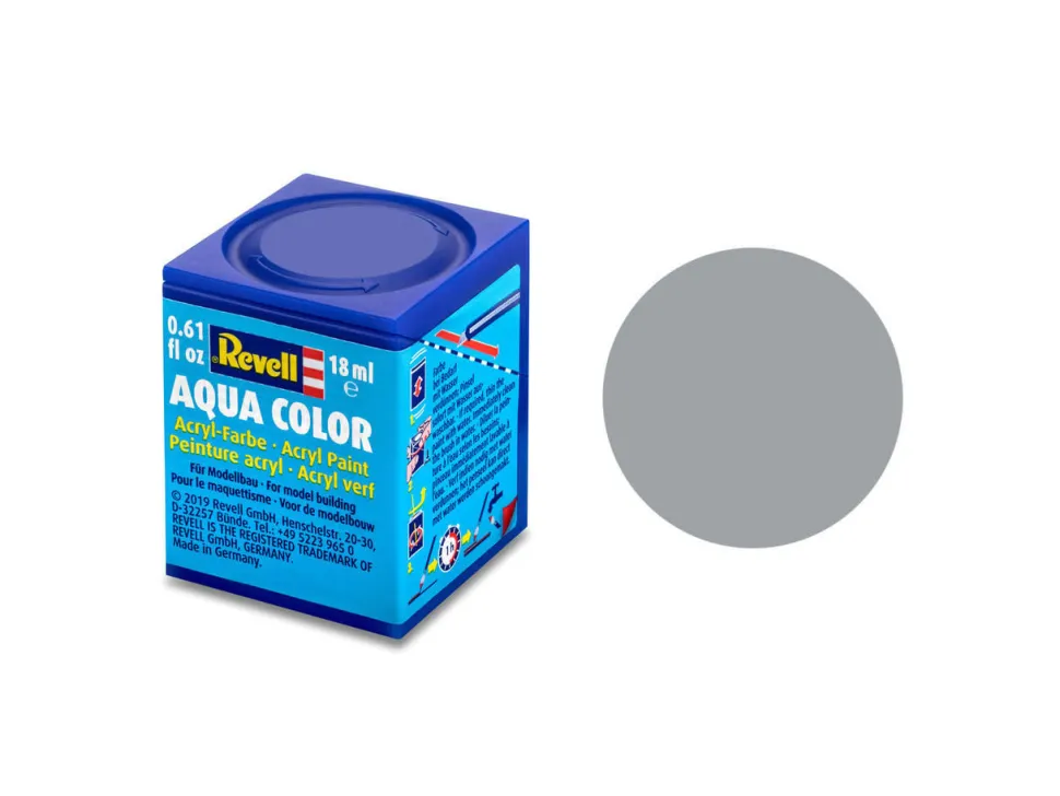 Revell 18ml 76 Matt Light Grey Acrylic Paint