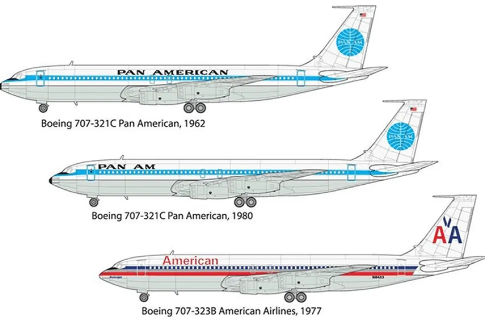 Roden 1/144 Boeing 707-321 Pan American