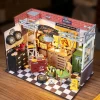 Rolife Garage Workshop Wooden Diorama Kit
