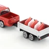Siku 1/55 Volkswagen Amarok Pick-Up with Tipping Trailer Diecast Model
