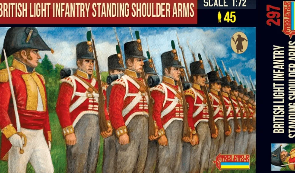 Strelets 1/72 British Light Infantry Standing Shoulder Arms