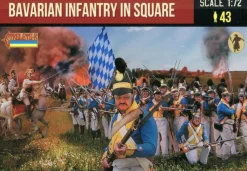 Strelets 1/72 Napoleonic Bavarian Infantry in Square