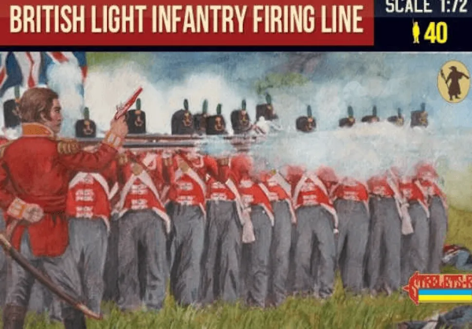 Strelets 1/72 Napoleonic British Light Infantry Firing Line