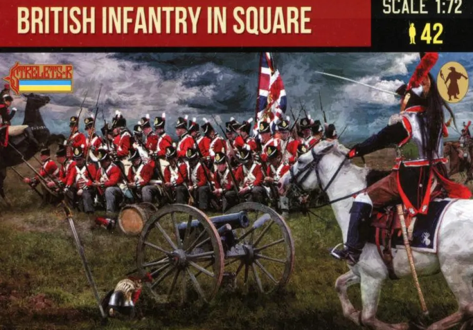 Strelets 1/72 Napoleonic British Infantry in Square