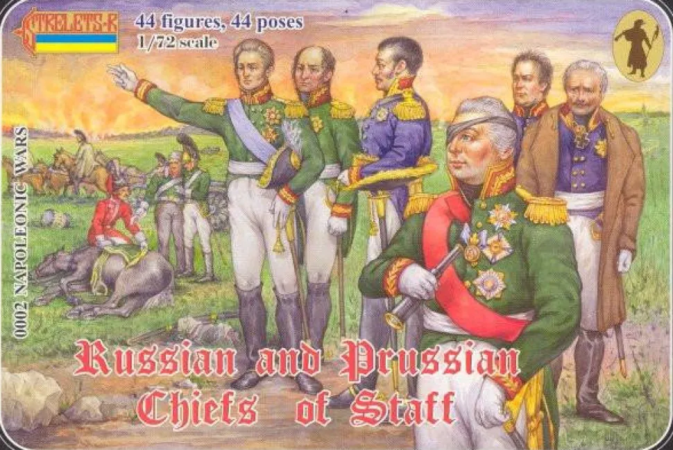 Strelets 1/72 Napoleonic Russian and Prussian Chiefs of Staff