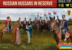 Strelets 1/72 Napoleonic Russian Hussars in Reserve