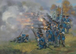 Strelets 1/72 War of Spanish Succession - Bavarian Infantry Shooting Line