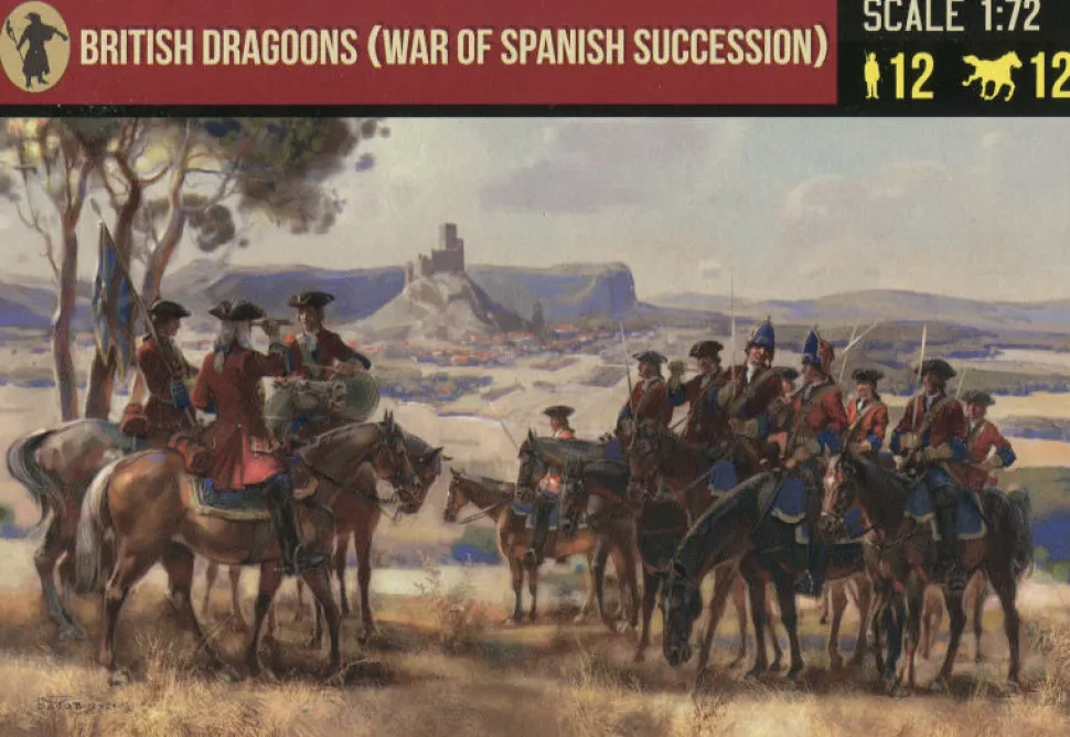 Strelets 1/72 War of Spanish Succession British Dragoons