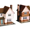 Superquick 1/76 Two Detatched Houses Card Building Kit