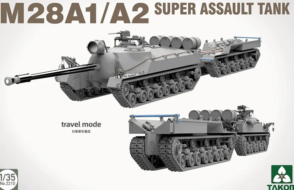 Takom 1/35 M28A1/A2 Super Heavy Tank