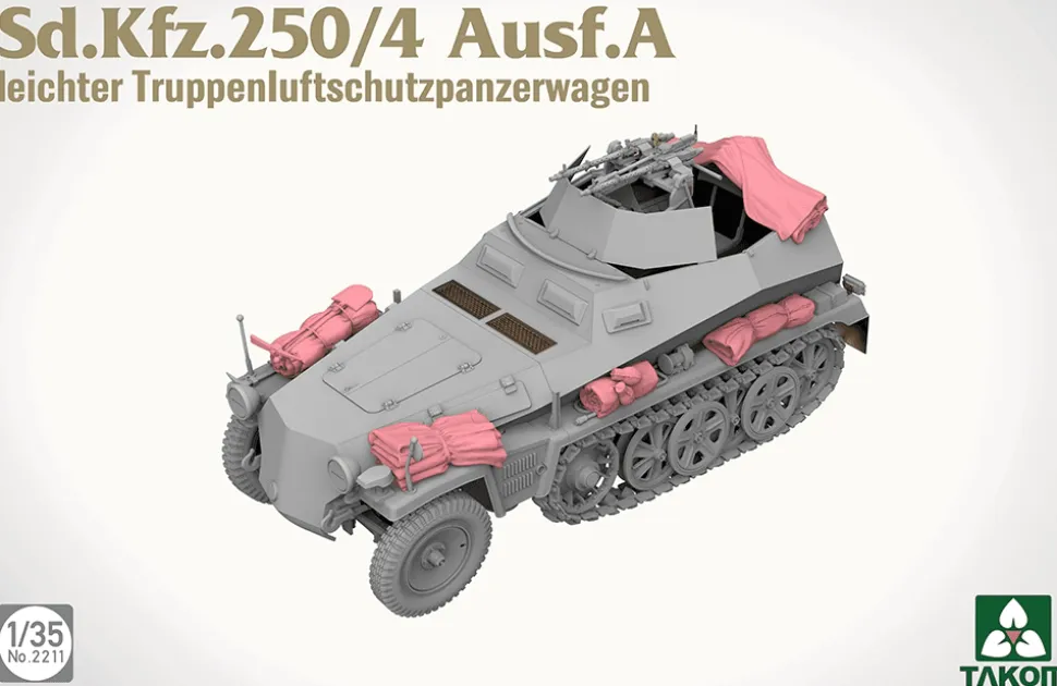 Takom 1/35 Sd.Kfz.250/4 Ausf.A Anti-Aircraft Half-Track