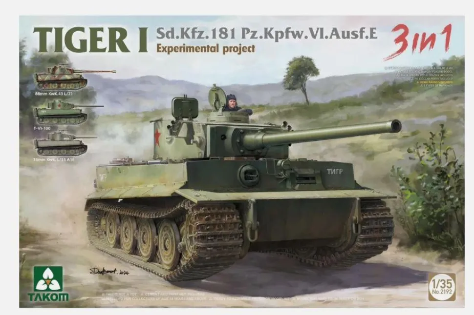 Takom 1/35 Sd.Kfz.181 Pz.Kpfw.VI Ausf.E Tiger I Experimental