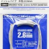 Tamiya 1/12 Braided Hose for Bikes (2.6mm)