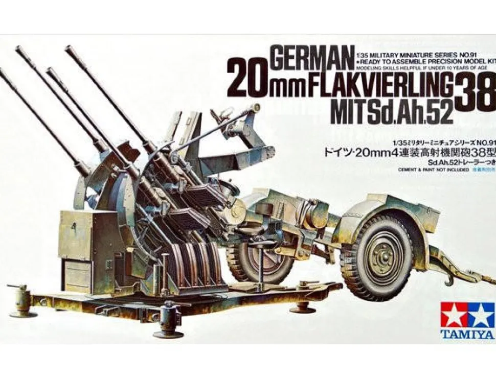 Tamiya 1/35 2cm Flakvierling 38
