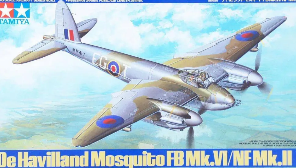 Tamiya 1/48 de Havilland Mosquito FB Mk.VI/NF Model