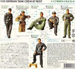 Tamiya 1/35 German Tank Crew At Rest