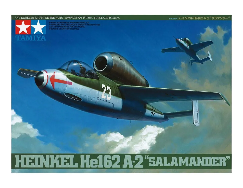 Tamiya 1/48 Heinkel He 162A-2 Salamander