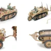 Tamiya 1/48 Kettenkraftrad with Cart & Goliath