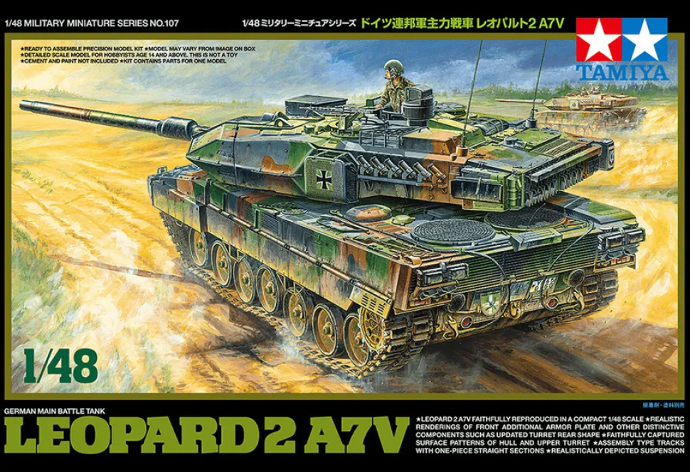 Tamiya 1/48 Leopard 2 A7V MBT